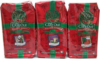 HEB Cafe Ole Ground Coffee 12oz Bag (Pack of 3) (Taste of San Antonio) N7