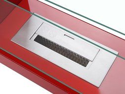 Ignis Tectum Mini White Freestanding Ventless Ethanol Fireplace N5