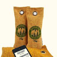 Natural Air Purifying Bags By Diass(Two Bags Per Package） Shoe Deodorizer and Odor Eliminator Naturally Absorbs... N3