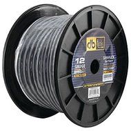 DB Link STSW10WG100 Superflex Series White/Gray Speaker Wire (10 Gauge, 100')