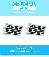 2-pack Refrigerator Air Filters fits Whirlpool Air1 Fresh Flow Compare to Part # W10311524, 2319308 &amp; W10335147...