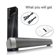 Solarphy Bluetooth Sound Bar 2*5W Wireless Subwoofer Speaker Bluetooth 3.0 Small TV Soundbar Support 3.5mm AUX...