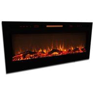 Elite Flame 50" Fusion Log Built-in Smokeless Wall Mounted Electric Fireplace N2