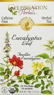 Celebration Herbals Organic Eucalyptus Leaf Tea Caffeine Free -- 24 Herbal Tea Bags N3
