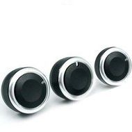 Yosa Aluminum alloy air conditioning knob AC Knob for Nissan TIIDA GENISS VN200 LIVINA 04-10 Sylphy 2012 ,3pcs... N2