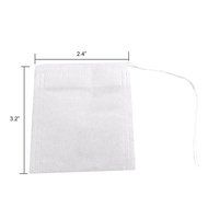 Tea Filter Bags, Unbleached 100% Natural Drawstring Empty tea bags for Loose, Herbal, Green &amp; Weight Loss Tea...