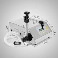 OrangeA Liquid Filling Machine Pump Numerical Filler Digital Control 2ml to 3500ml Drink Water GFK160 (2-3500mL... N2