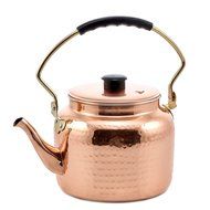 Old Dutch International Hammered Tea Kettle, Copper, 2 quart