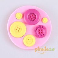 Y&amp;XL&amp;H Button Fondant Cake Chocolate Silicone Molds,Decoration Tools Bakeware