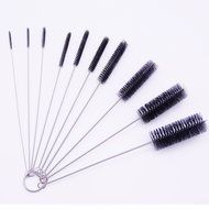 Maveek 8.2" Inch Black Nylon Tube Brush Pipe Cleaning Brushes,Set of 10