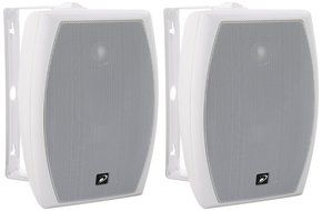 Dayton Audio IO525W 5-1/4" 2-Way Indoor/Outdoor Speaker Pair White