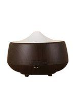 250ml Aromatherapy Essential Oil Diffuser, Wood Grain (Black) N2