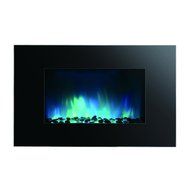 Clevr 750-1500W Adjustable 36" Electric WallMount Fireplace Heater Flat Colors N3