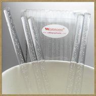 Heavy duty - 40pcs 6 in x 7/32 Acrylic Sticks For Cake Pops or Candy Apple (Clear Bubble)