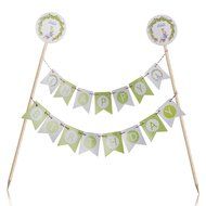 Skylove Cake Toppers Flags Banner Birthday Cake Flags Decoration Party Partners Design Mini Cake Decor Kit,Rabbit... N2