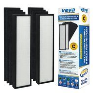 Premium True HEPA Replacement Filter 2 Pack Including 6 Carbon Pre Filters for AC5000 Series Germ Guardian Air... N8