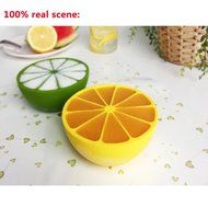ProCIV Set of 2 Lemon Orange Convenient Juicer Funnel Shape Gift 2 Lemon Orange Peelers (Green) N3