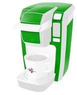 Solids Collection Green - Decal Style Vinyl Skin fits Keurig K10 Mini Plus Coffee Makers (KEURIG NOT INCLUDED)