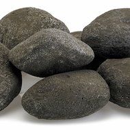 Midwest Hearth Fire Rocks | Decorative Stones for Outdoor Gas Fire Features or Indoor Gas Log Fireplaces | 15-... N6