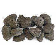 Midwest Hearth Fire Rocks | Decorative Stones for Outdoor Gas Fire Features or Indoor Gas Log Fireplaces | 15-... N8