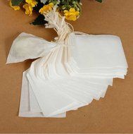 Angelduck Disposable Drawstring Tea Filter Bags, Empty Heat Seal, Pack of 100 N2