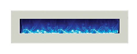 Amantii WM-BI-48-5823-WHTGLS Electric Fireplace N7