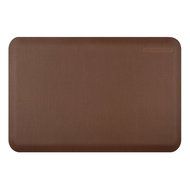 WellnessMats Anti-Fatigue 36 Inch by 24 Inch Linen Motif Kitchen Mat, Grey N6