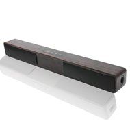 LONPOO 2.0 Ch Bluetooth Wooden Soundbar With Touch Screen Keys Support USB/AUX For LED TV/Smartphone/Computer/... N3