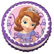 Sofia the First Edible Frosting Sheet Cake Topper - 7.5&quot; Round