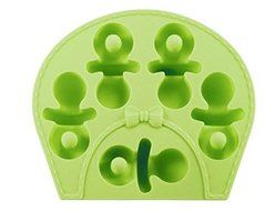 Pacifier silicone mold Baby Shower Ice Cube Chocolate Soap Tray Party Maker Baking (Ships From USA)