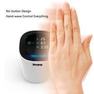 Deepop Hand-wave Control Intelligent Air Purifier Rich Ion Creater Semi Permanent Using Without Filter Air Condition... N4