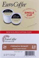 Euro Coffee Sumatra Mandehling, 24 Count Single-Serve K-Cup Keurig Compatible. Award Winning Artisan Coffee Roaster N17