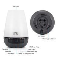 Essential Oil Diffuser, 300ml Long Time Aromatherapy Cool Mist Humidifier with Bluetooth, Digital Clock, 2 Modes... N2
