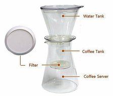 Iwaki Water Drip 4 Cup Cold Brew Dutch Coffee, Tea Maker N2