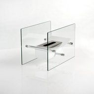 Moda Flame Cavo Table Top Ventless Bio Ethanol Fireplace in White N2