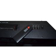36 inch Wall Mount Stainless Panel Electric Fireplace Space Heater With Pebbles AX510DP N3