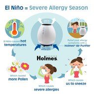 Holmes HAP600-U HEPA-Type Egg Air Purifier, Permanent Filter N6