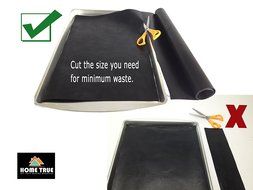 Oven Liner 70-Inch Non-Stick Roll by Home True | Heavy Duty Mat and FDA Approved For Gas, Electric, Microwave,... N2