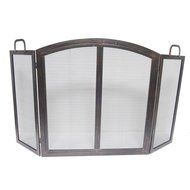 Home Decorators Collection Oil-Rubbed Bronze 55 in. Brixton 3-Panel Fireplace Screen