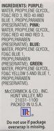 Neon Purple Green Pink Blue 4-pack Food Color by McCormick
