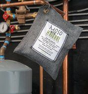 Moso Natural Air Purifying Bag 500g Charcoal Color Naturally Removes Odors, Allergens and Harmful Pollutants.... N8