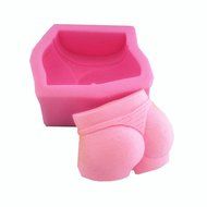 WYD WYD 2 PCS Bikini Shorts Silicone Soap Fimo Clay Mold Chocolate Sugar Mould Fondant Cake Mold Ice Cube Baking...