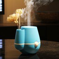 220ml Air Mist Ultrasonic USB Flower Vase Shape Humidifier Air Purifier Freshener Aroma Steam Diffuser for Bedrooms... N2