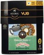 Coffee People Donut Shop Travel Mug Extra Bold Coffee, Vue Cups for Keurig Vue Brewers