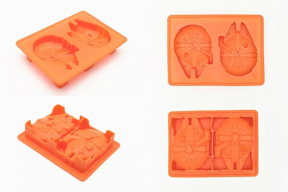 Silicone Ice Cubes Trays Molds for Star Wars Candy Gummy Chocolate Crayon Soap - Set of 6 N3