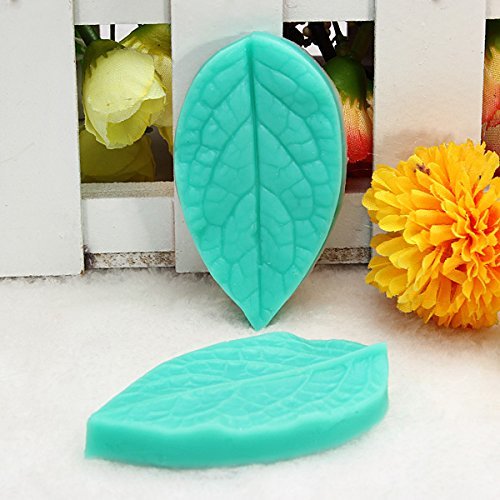 "TC3773 Silicone Leaf Shaped Mold Fondant Cake 3D" shopping N2