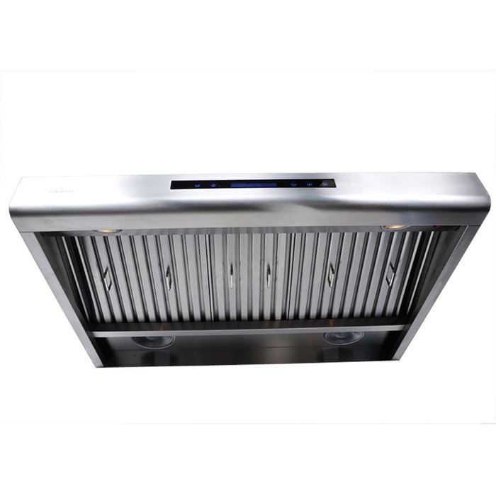 CAVALIERE 42" Under Cabinet / Wall Mounted Stainless Steel Kitchen Range Hood w/Remote Control AP238-PS83-42 N2