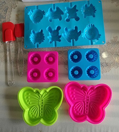 V&J 7pcs Silicone Bakeware Set