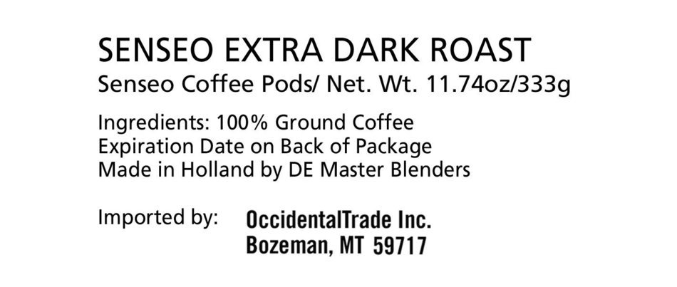 Senseo Extra Dark Coffee PAD 48-count PADS N2