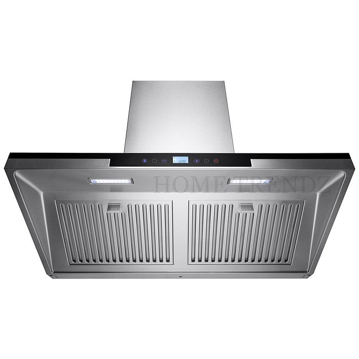 36" Kitchen Under Mount Stainless Steel Touch Screen LCD Range Hood Stove D9